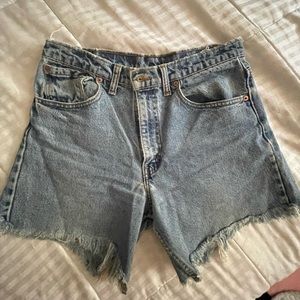 Vintage Levi's jean shorts